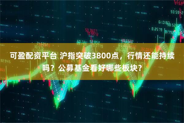 可盈配资平台 沪指突破3800点，行情还能持续吗？公募基金看好哪些板块？