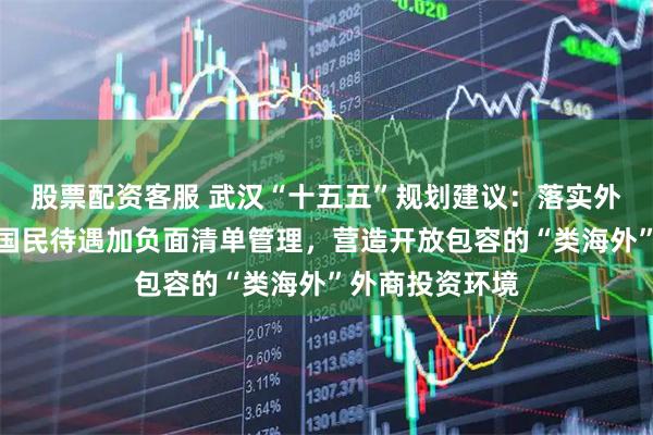 股票配资客服 武汉“十五五”规划建议:落实外商投资准入前国民待遇加负面清单管理,营造开放包容的“类海外”外商投资环境